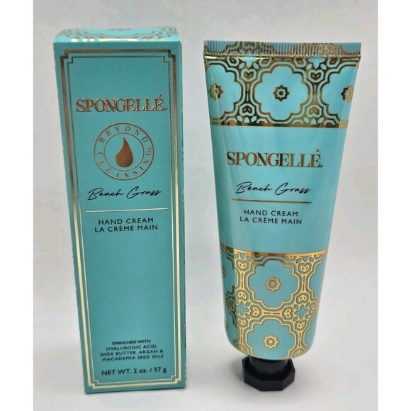 Spongelle Hand Cream Beach Grass 2 oz 57g New In Box Sealed - Picture 1 of 4